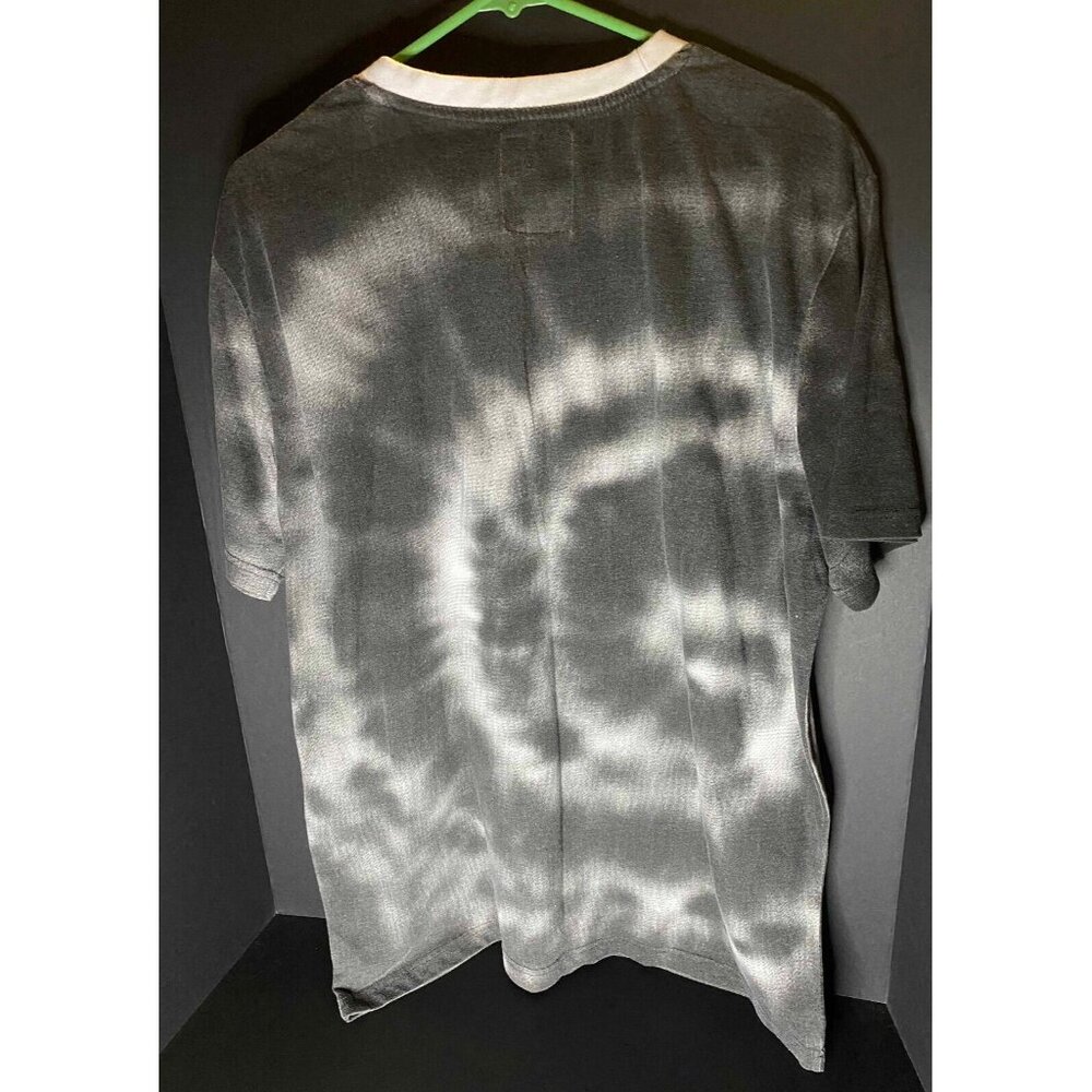Ecko Unltd. Black White Tie Dye T-Shirt Mens XL Graphic Hip-Hop Tee Y2K - Picture 3 of 8